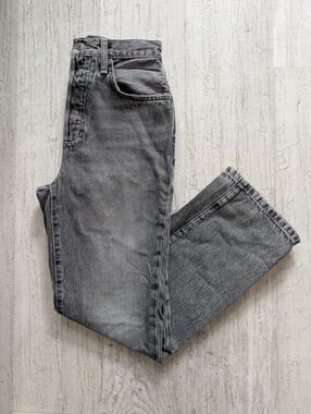 Favorite Daughter- The Otto Super High Rise Boyfriend Ankle- Charcoal- S 26/27